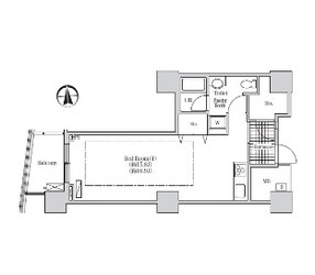 浜松町駅 徒歩4分 12階の物件間取画像